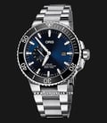 Oris Aquis Small Second Date 01-743-7733-4135-07-8-24-05PEB Blue Dial Stainless Steel Strap-0